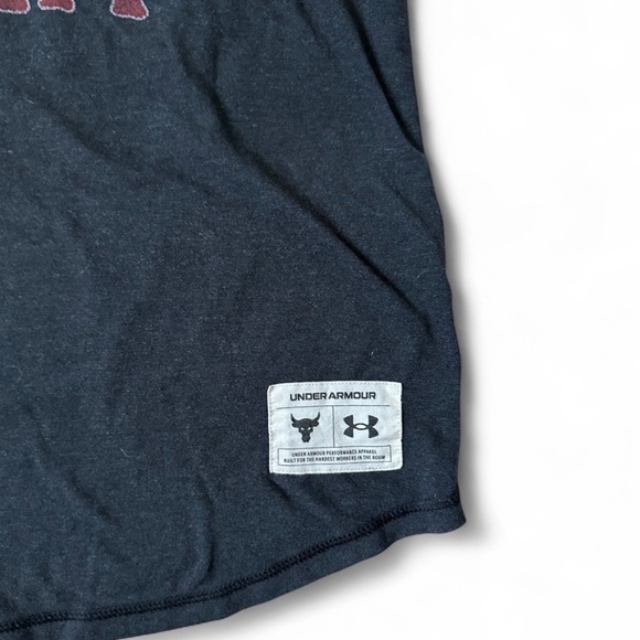 Project Rock Under Armour Gray Outlaw Mana Tank Top Mens Large - Picture 5 of 5